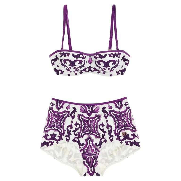 Dolce & Gabbana maiolica Print Bikini