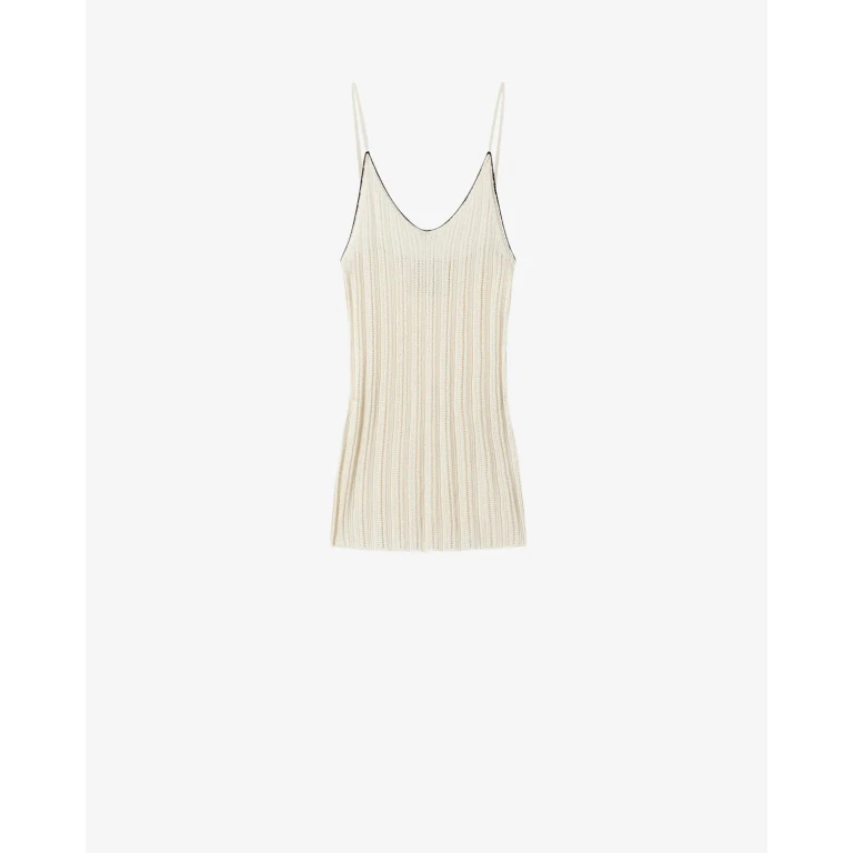 Débardeur En Maille India - Femme - Écru - Taille 34 - Isabel Marant