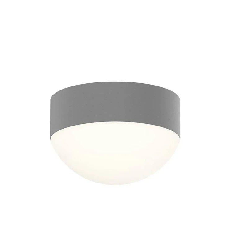 REALS 5" LED Flush Mount in Textured Gray