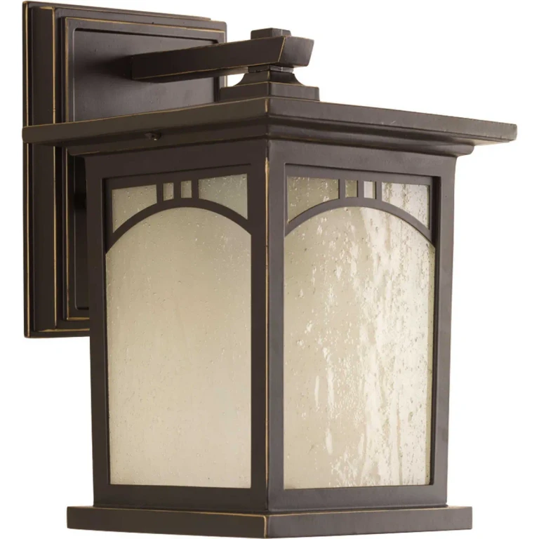 Antique Bronze One Light Wall Lantern from the Residence Collection