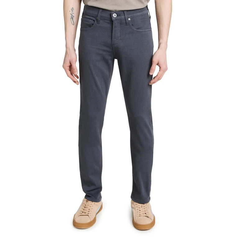 PAIGE Lennox Transcend Slim Jeans Pewter Stone 34