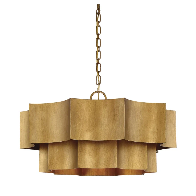 Savoy House Shelby 6-Light Pendant in Gold Patina - 7-101-6-54