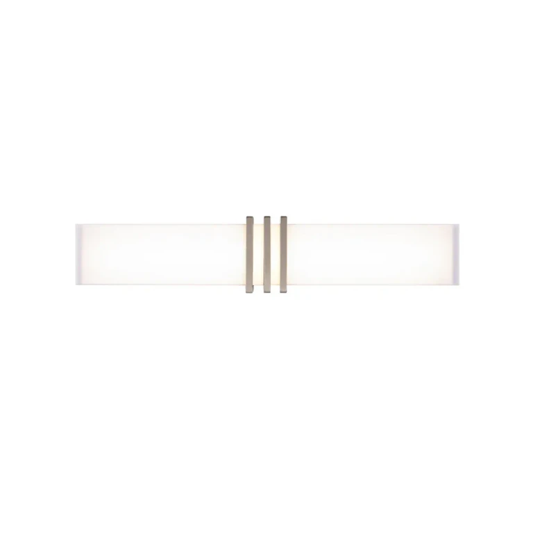 Brushed Nickel LED Bathroom Vanity Light from the Minibar Collection