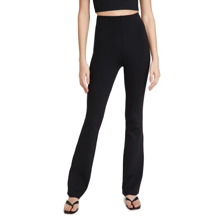 Commando Neoprene Flared Leggings Black M