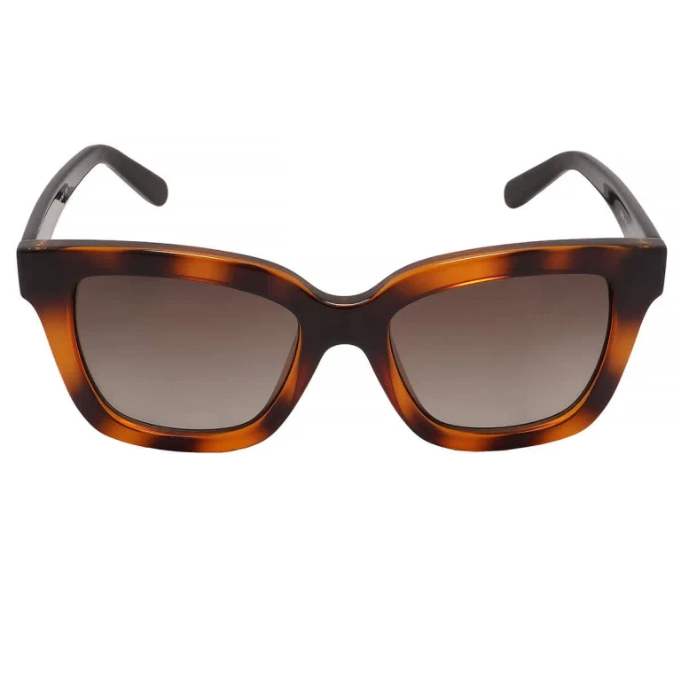 Salvatore Ferragamo Brown Gradient Rectangular Ladies Sunglasses SF955S 214 53