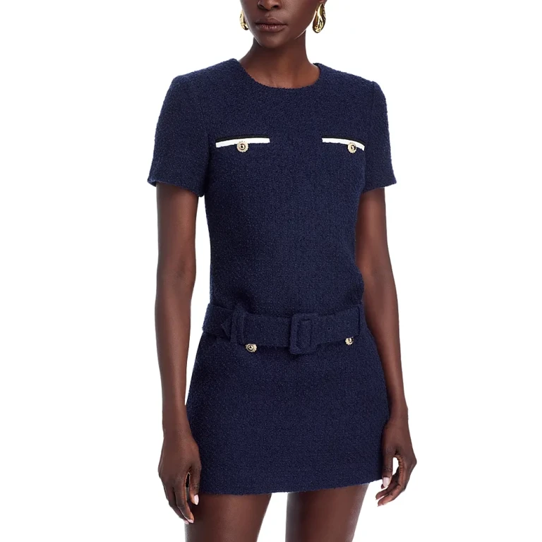 Self-portrait Boucle Mini Dress