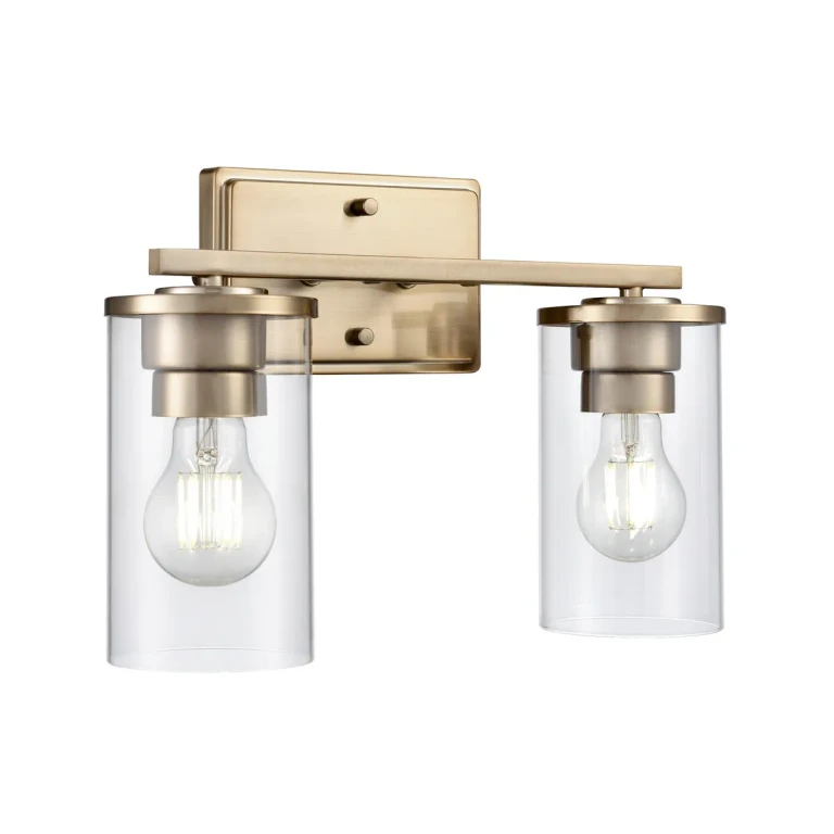Modern Gold Bathroom Vanity Light from the Verlana Collection
