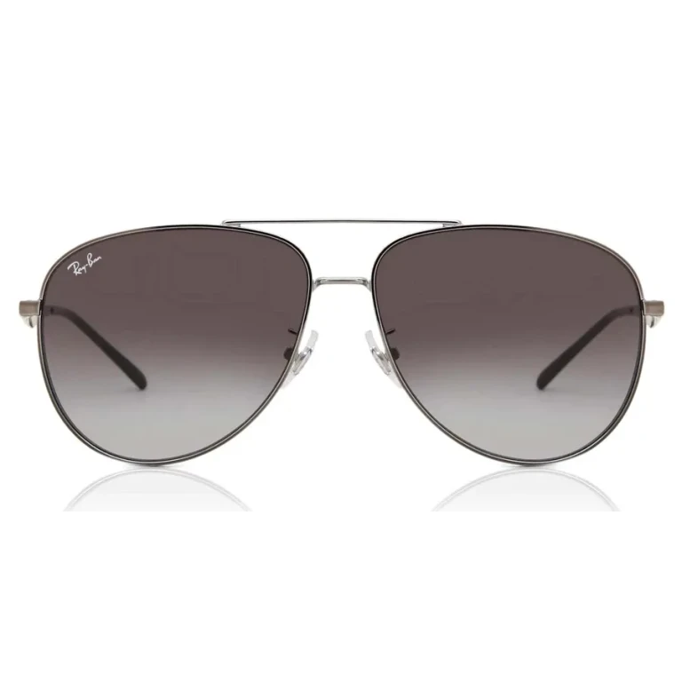Ray Ban Grey Gradient Pilot Unisex Sunglasses RB3712D 004/8G 62