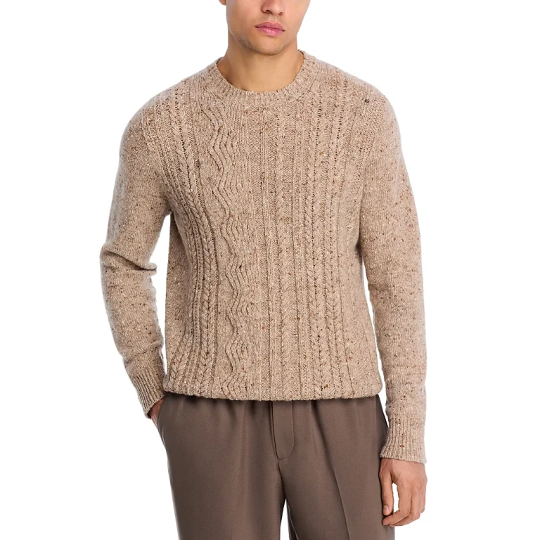 Inis Meain Cable Crewneck Sweater