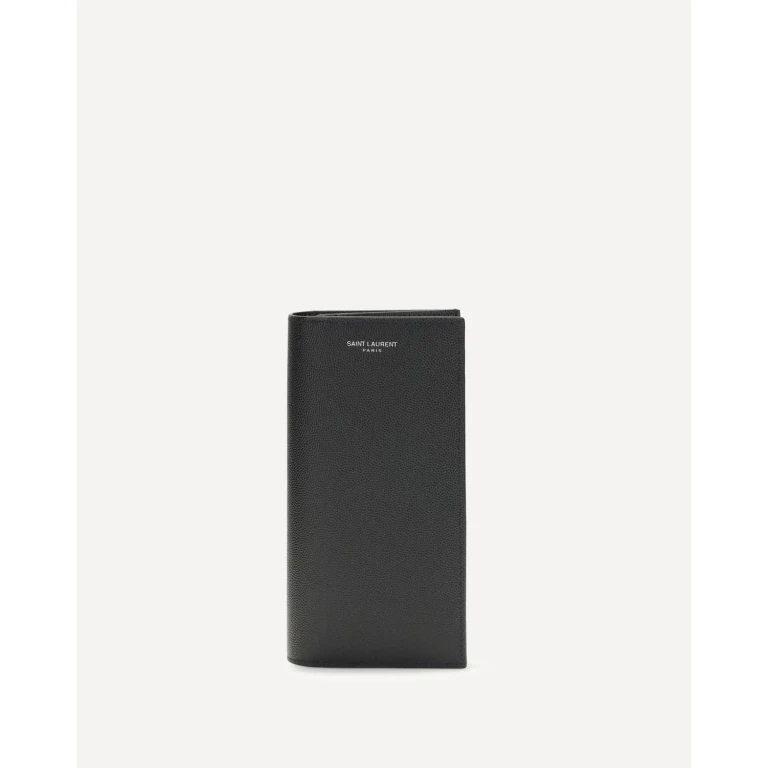 Saint Laurent 男士粒面皮革钱包