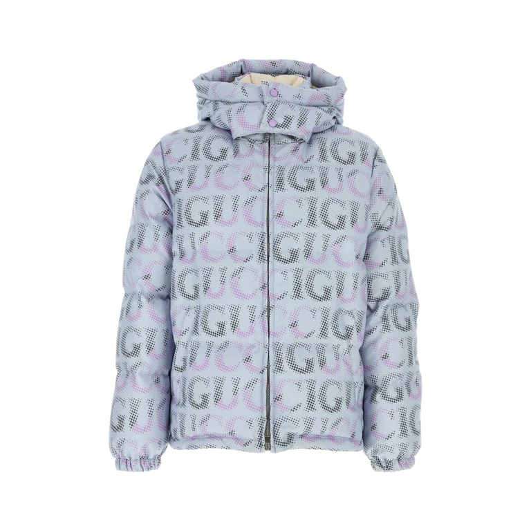 Gucci Printed Polyester Down Jacket Cloudlilacmc Piumini - Men