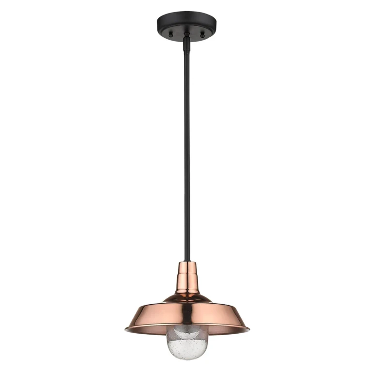 Copper One Light Pendant from the Burry Collection