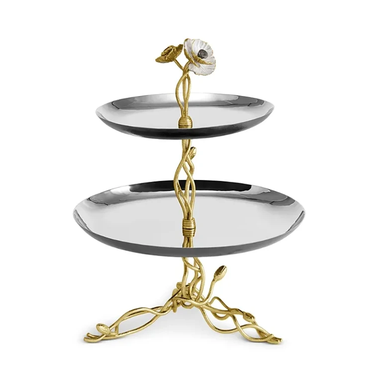 Michael Aram Anemone 2-Tier Etagere