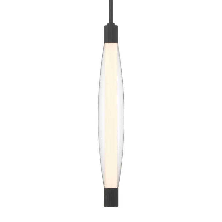 Dark Matte Black LED Pendant from the Verto Collection