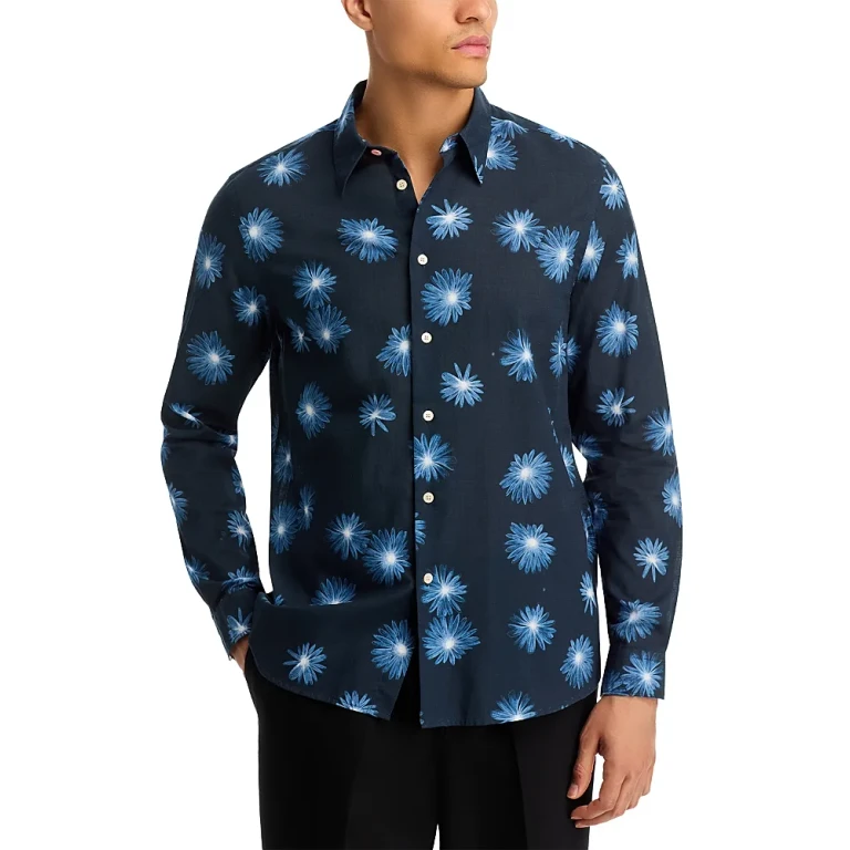 Ps Paul Smith Long Sleeve Button Front Shirt