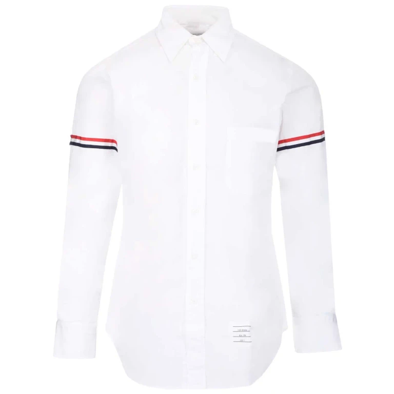 Thom Browne Grosgrain-armband Oxford Shirt