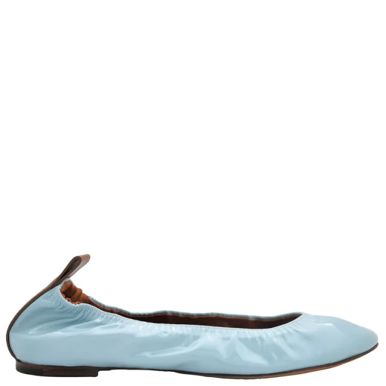 Lanvin Patent Leather Ballerina Flats