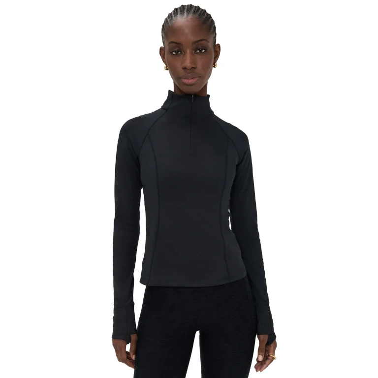 Beyond Yoga Allure Full Zip Pullover Glacier L