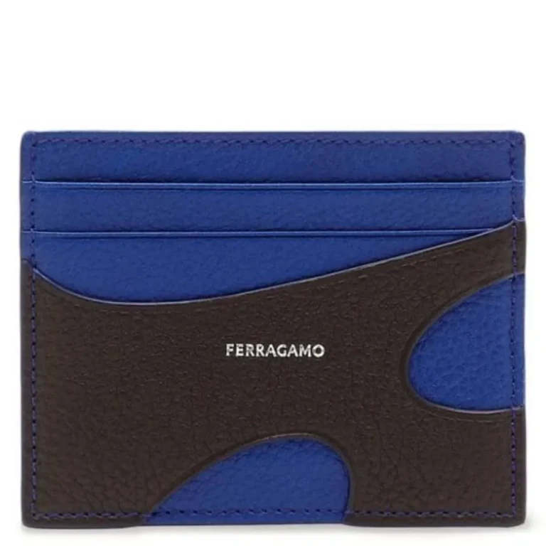 Ferragamo Cut Out Detail Credit Card Holder