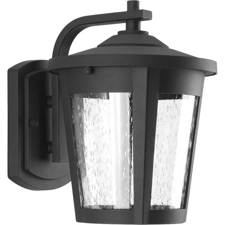 Black LED Wall Lantern from the East Haven Led Collection