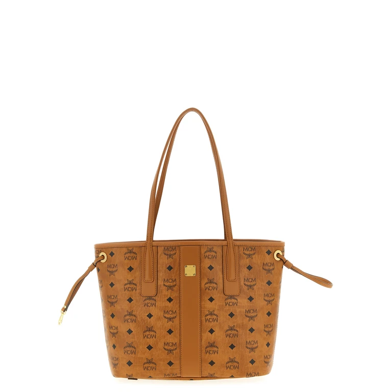 MCM Printed Canvas Liz Shopping Bag