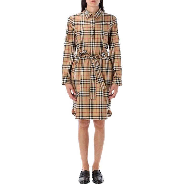 Burberry London Check Cotton Shirt Dress