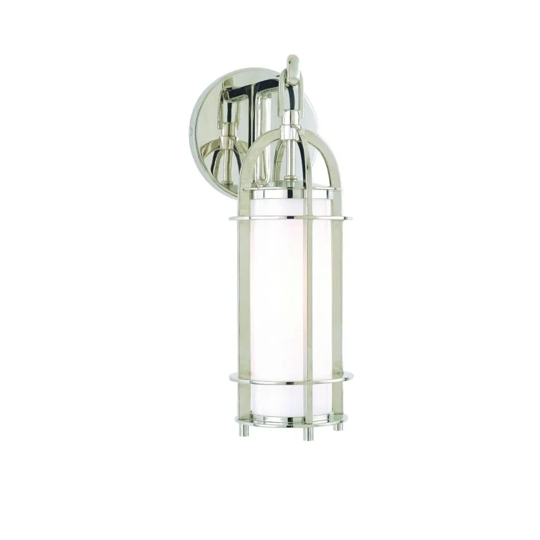 Portland 6" Bathroom Vanity Light in Polished Nickel