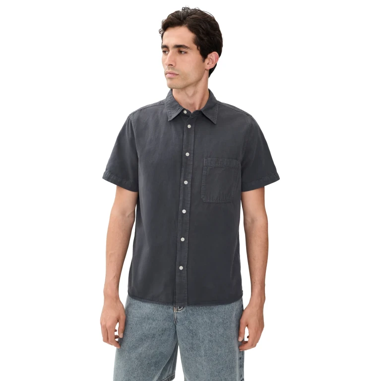 Citizens of Humanity Short Sleeve Cairo Shirt Slate XXL