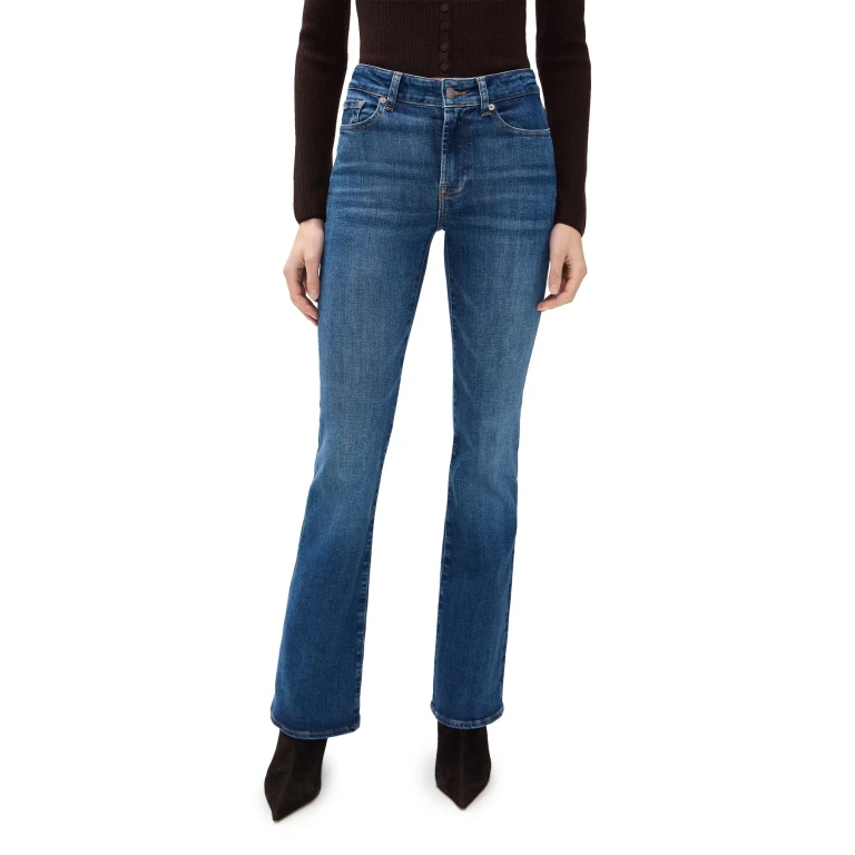 7 For All Mankind The Leggy Bootcut Jeans Moonwater 31
