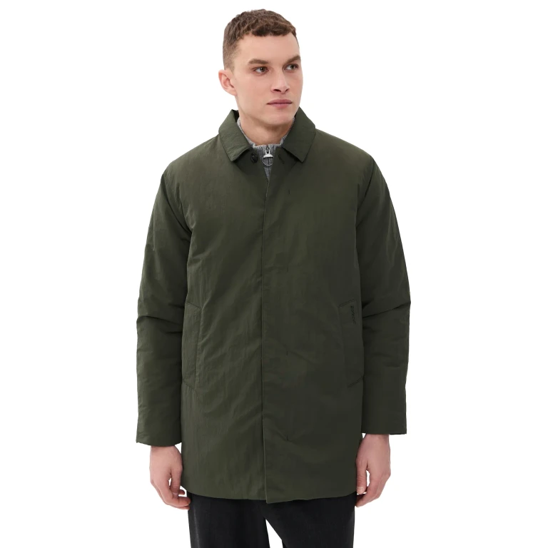 Barbour Wadded Lorden Showerproof Mac Coat Olive S