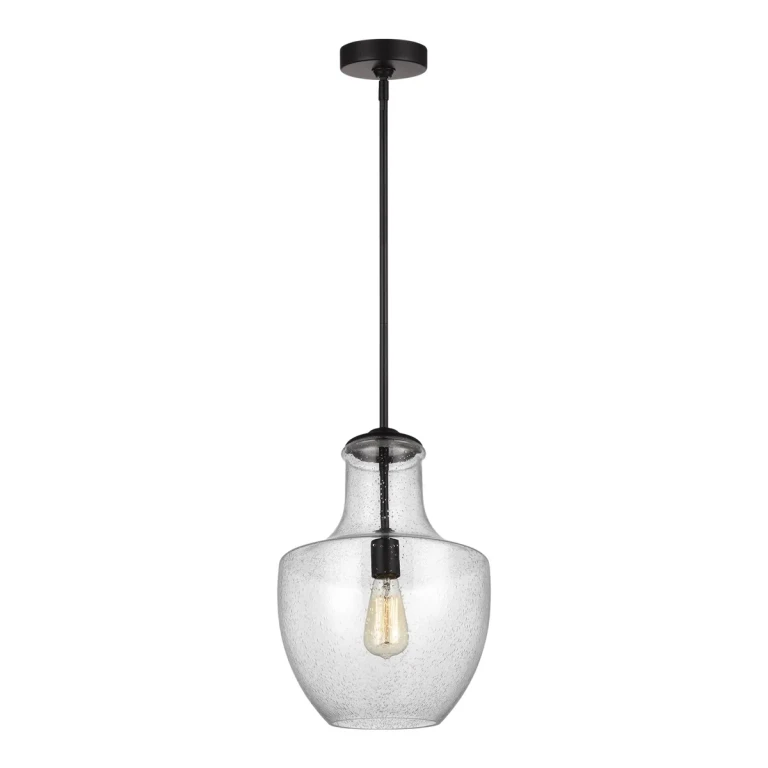 Oil Rubbed Bronze One Light Pendant from the Baylor Collection