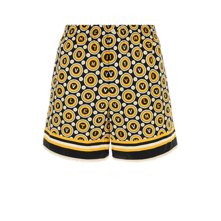 Valentino Garavani Printed Poplin Bermuda Shorts