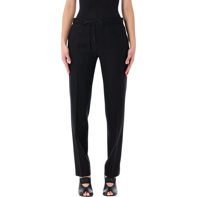 Maison Margiela Black Formal Drawstring Trousers