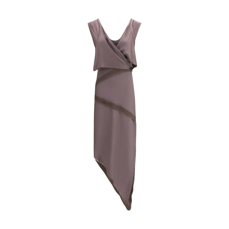 The Attico Asymmetrical Midi Dress