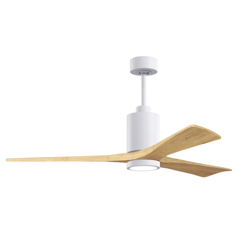 Gloss White 60" Ceiling Fan from the Patricia-3 Collection