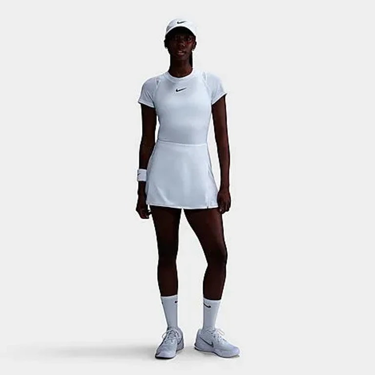 Nike Women's Victory Dri-FIT Straight Tennis Skirt in Cannon/White Size: XS
