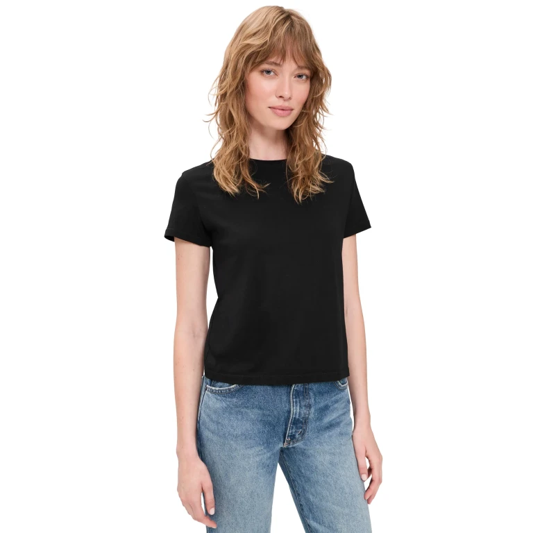 PAIGE Haven Tee Black L