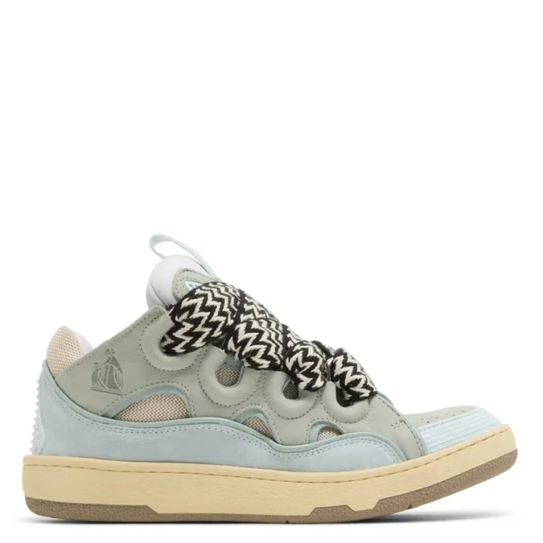 Lanvin Pale Blue Curb Sneakers