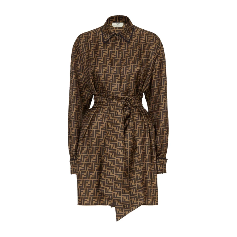 Fendi Silk Shirtdress