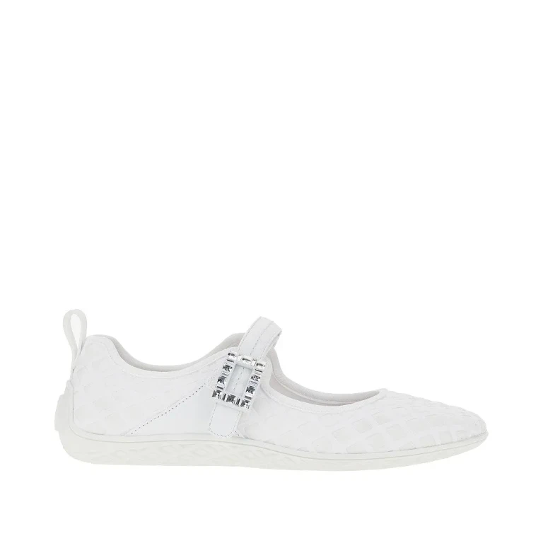Roger Vivier 压纹面料 Viv Low Babies 平底芭蕾舞鞋