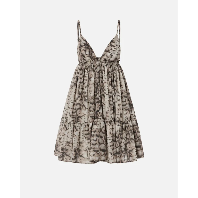 Pinko Robe courte à imprimé serpent