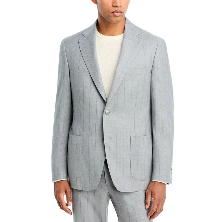 Vince Tonal Stripe Slim Fit Suit Jacket