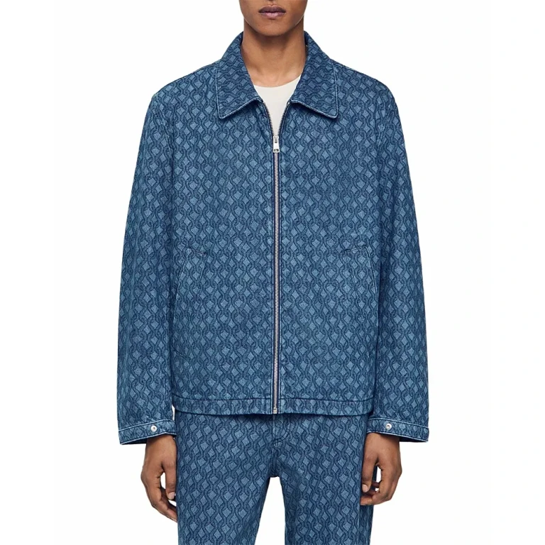 Sandro Denim Rope Jacket