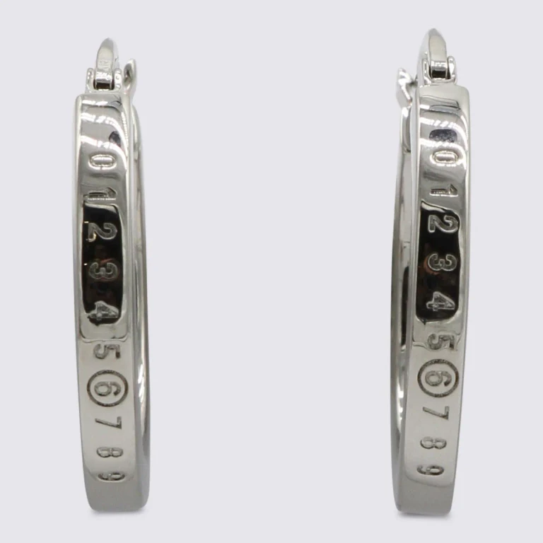 MM6 Maison Margiela Silver Brass Earrings