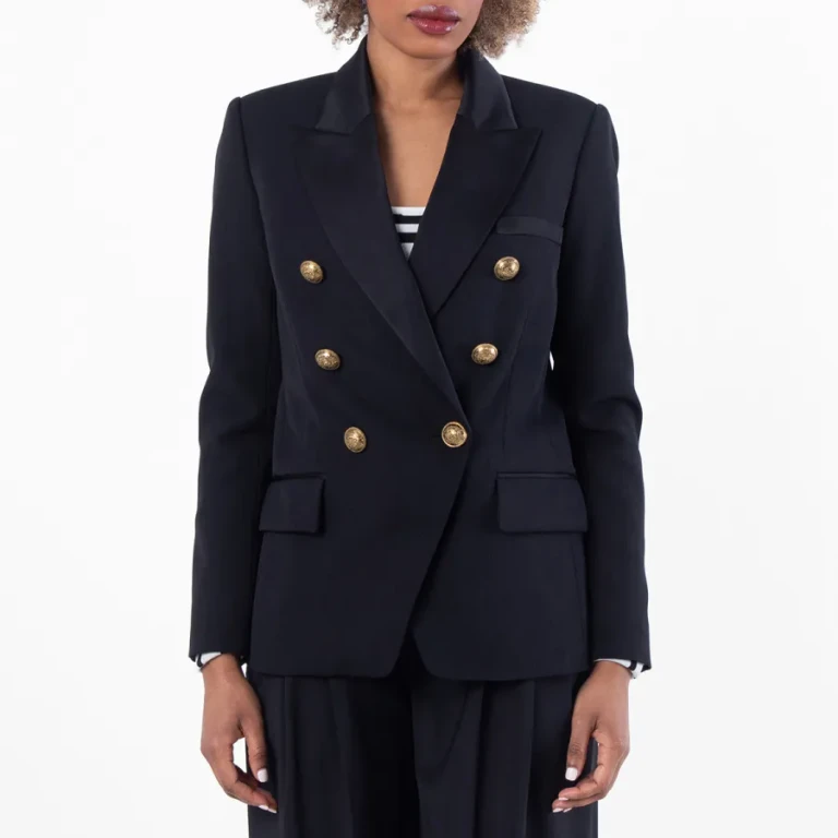 Balmain Womens Double-Breasted Blazer