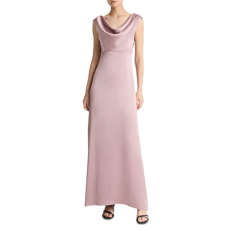Vince Cowl Neck Maxi Dress