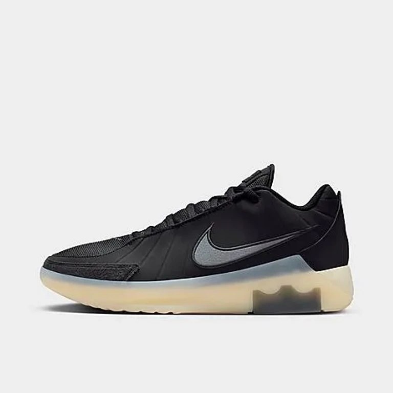 Nike Men's LeBron Witness 9 Basketball Shoes in Black/Coconut Milk/Iron Grey Size: 4.0