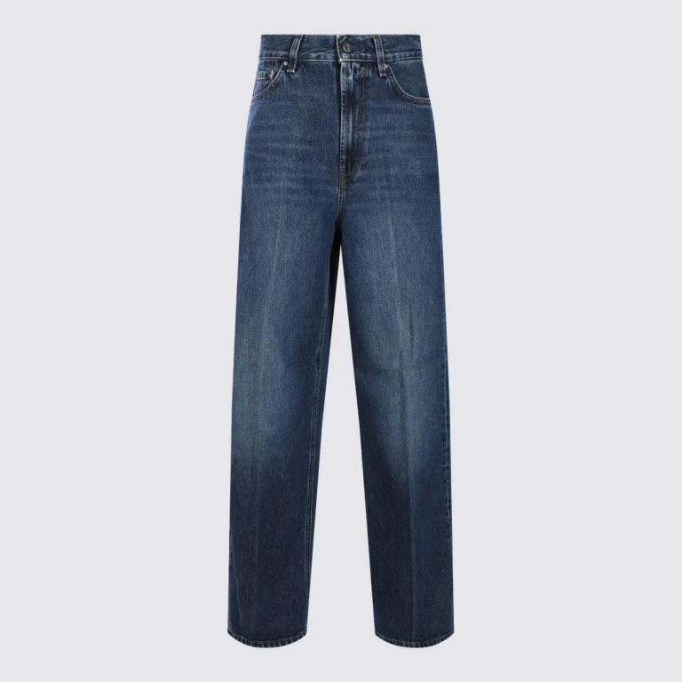 Jean Paul Gaultier Dark Blue Cotton Jeans