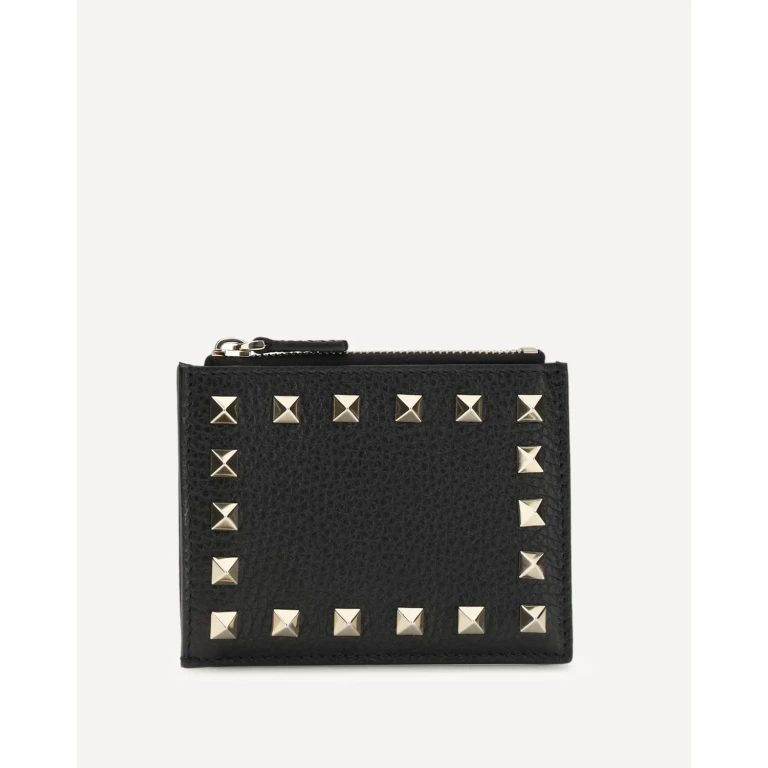 Porta-cartões com fecho VALENTINO GARAVANI Rockstud