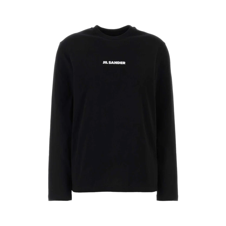 Jil Sander Black Cotton T-shirt